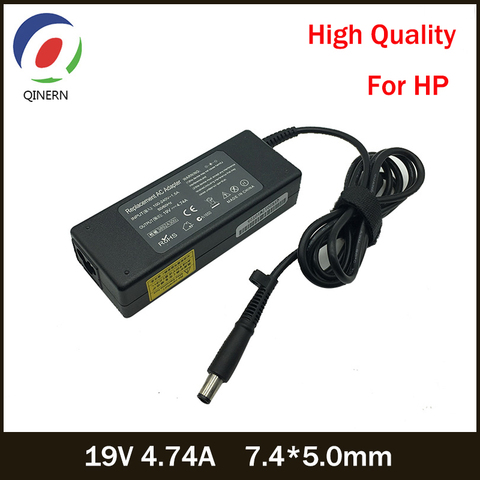 19V 4.74A 90W 7.4*5.0mm AC Laptop Adapter Notebook Power Supply For HP Pavilion DV3 DV4 DV5 DV6 Charge Adapter Charging Device ► Photo 1/6