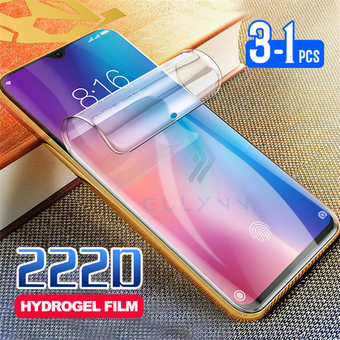 1-3Pcs 220D Hydrogel Film For Xiaomi Redmi Note 6 7 8 8T Pro K20 K30 Protector Film For Xiaomi Mi A3 A2 9 Lite 9T Screen Film ► Photo 1/6