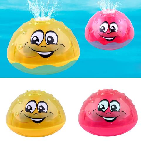 Buy Online Lovely Led Flashing Musical Ball Water Squirting Sprinkler Baby Bath Shower Toy Music Children Water Spray Play Ball Bathing Toy Alitools