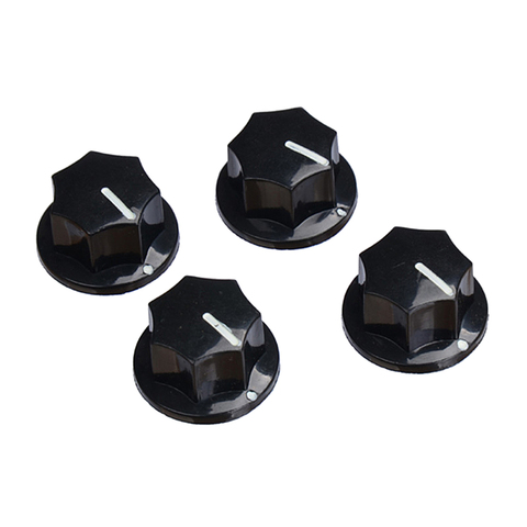 4Pcs/Pack Effect Pedal Knob Cap Cover Heptagon For Guitar Tone Volume Accs ► Photo 1/6