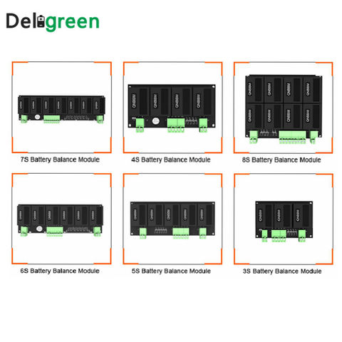 QNBBM Active voltage equalizer balancer 3S 4S 5S 6S 7S 8S balance moduel BMS for LiFePO4,LiPO,LTO,NCM,Li 18650 DIY Battery Pack ► Photo 1/6