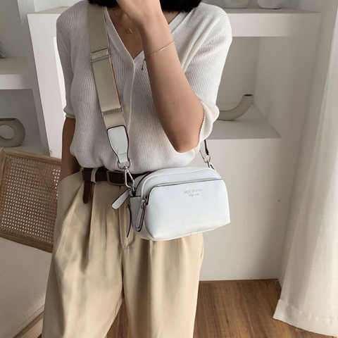 Women's Wide Shoulder Bag with Accessories Wild Strap Wide Shoulder Strap  Messenger Bag Replacement Accessories with Bag Strap