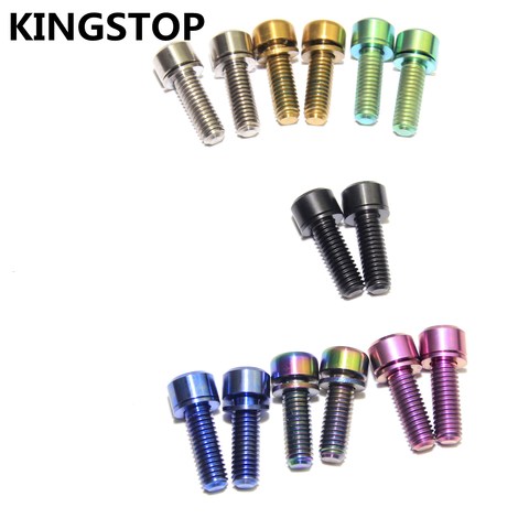 bicycle titanium bolts for brake rotor adaptor M6*18 ► Photo 1/6