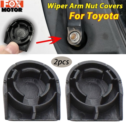 2X Front Windscreen Wiper Arm Nut Cap Bolt Cover For Toyota Corolla E150 E160 Verso Yaris Auris OE# 8529213010 Car Accessories ► Photo 1/6