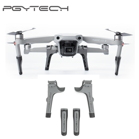 PGYTECH Extended Increased Landing Gear Leg Support Protector Extension Fit for DJI Mavic Air 2 Drone Accessories ► Photo 1/5