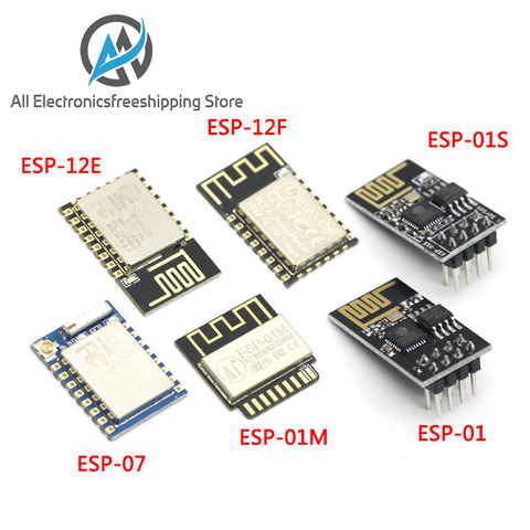 ESP8266 ESP-01 ESP-01S ESP-07 ESP-12 ESP-12E ESP-12F serial WIFI wireless module wireless transceiver ► Photo 1/6