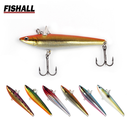 Rolling Bait Vibration Pencil Sinking Lure Wobbler 77mm 17g 100mm 30g 110mm 50g VIB Stickbait Hard bait for Ice Fishing ► Photo 1/6