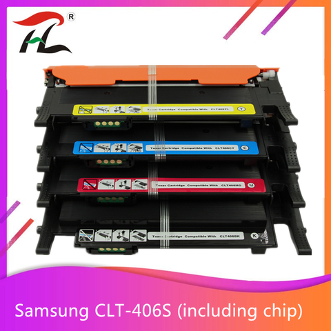 Compatible with Samsung CLT 406S CLT-K406S CLT-M406S C406S 406 Samsung 3305W 3306FN CLP-360 365 365W 366W CLX-3305 ► Photo 1/5