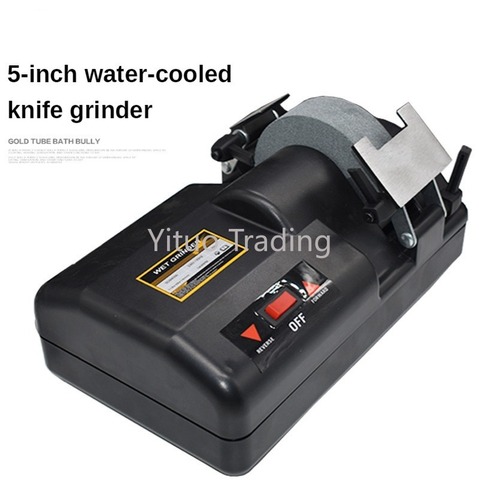 5inch Electric Water-cooled Knife Sharpener Water Grinder Home Hotel Restaurant Two-way Sharpening Adjustable Knife Holder Angle ► Photo 1/6