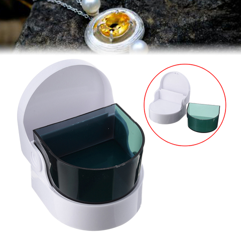 1PC Mini Ultrasonic Ultra Sonic Cleaner Bath Cordless For Jewellery Ring Dentures Cleaning ► Photo 1/6