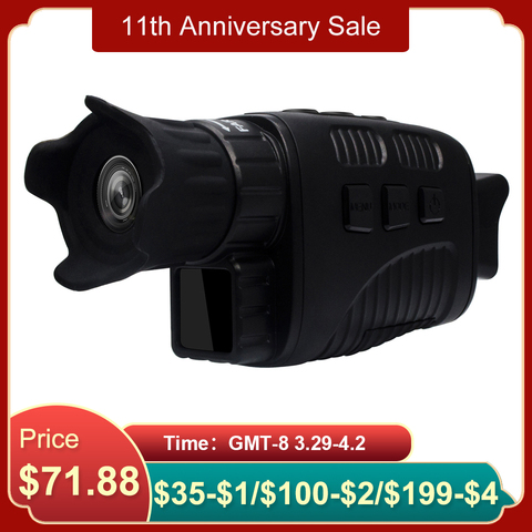 High Definition Infrared Night Vision Device Monocular Night Vision Camera Outdoor Digital Telescope with Day and Night Dual-use ► Photo 1/6