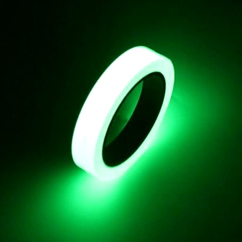 10M 10mm Luminous Tape Self-adhesive Warning Tape Night Vision Glow In Dark Safety Security Home Decoration Tapes ► Photo 1/6