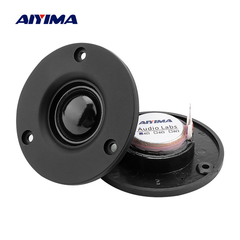 AIYIMA 2Pcs 3 Inch Tweeter Sound Music Speaker 25 Core Silk Membrane 4 6 Ohm 20W Treble HIFI Speaker Home Theater Loudspeaker ► Photo 1/6