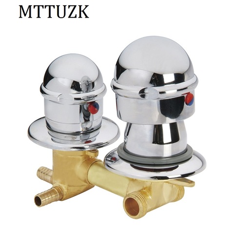 MTTUZK Concealed 2/3/4/5 Ways water outlet brass shower tap screw or intubation Copper shower cabin shower room mixing valve ► Photo 1/6