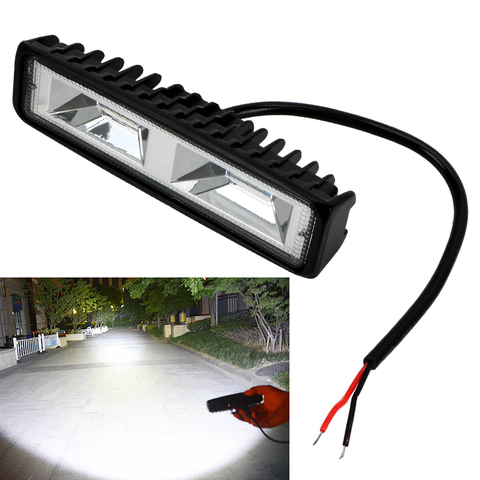 LED Headlights 12-24V For Auto Motorcycle Truck Boat Tractor Trailer Offroad Working Light 36W LED Work Light Spotlight ► Photo 1/6