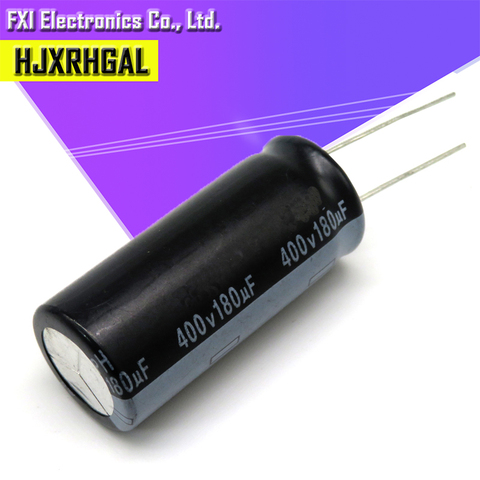 5PCS 400v180uf 180uf400v 18*40 400v 180uf 18x40 Electro Electrolytic capacitor ► Photo 1/2