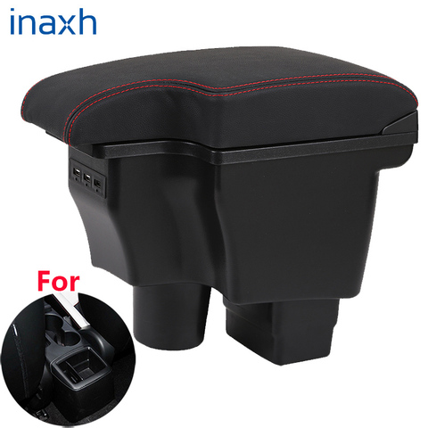 For mazda CX-3 Armrest Retrofit For mazda 2 skyactiv version cx3 CX-3 Car Armrest Storage box car accessories Charging with USB ► Photo 1/6