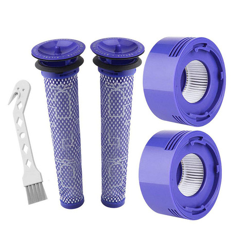 2 Pack Pre-Filters and 2 Pack HEPA Post-Filters Replacements Compatible Dyson V8 and V7 Cordless Vacuum Cleaners ► Photo 1/6