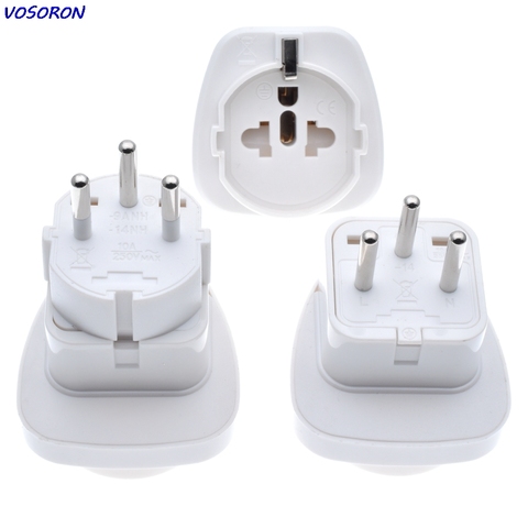 Universal Travel Adapter Israel Plug International Power Socket Wall Electrical Connector with Safety Shutter ► Photo 1/6