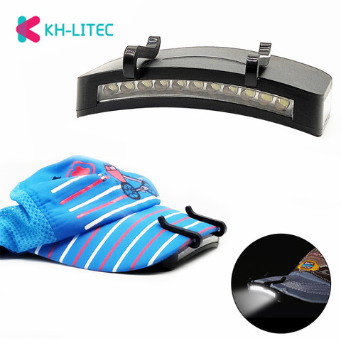 Super Bright 11 LED cap light Headlight HeadLamp head Flashlight head Cap Hat Light Clip on light Fishing head lamp ► Photo 1/6