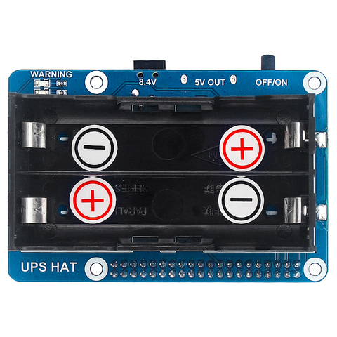 UPS Power Supply Module Raspberry Pi GPIO Pin 5V Power Supply Stable Current Output Hat for Raspberry Pi 4B/3B+/3B (No Battery) ► Photo 1/6