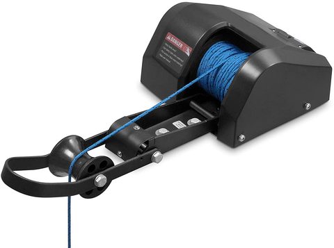 Marine Boat Pontoon 35 Electric Anchor Winch 100ft Rope for Anchor Up to 30lbs ► Photo 1/3