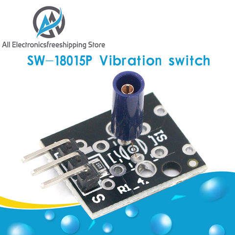 3pin KY-002 SW-18015P Shock Vibration Switch Sensor Module for arduino Diy Kit ► Photo 1/6