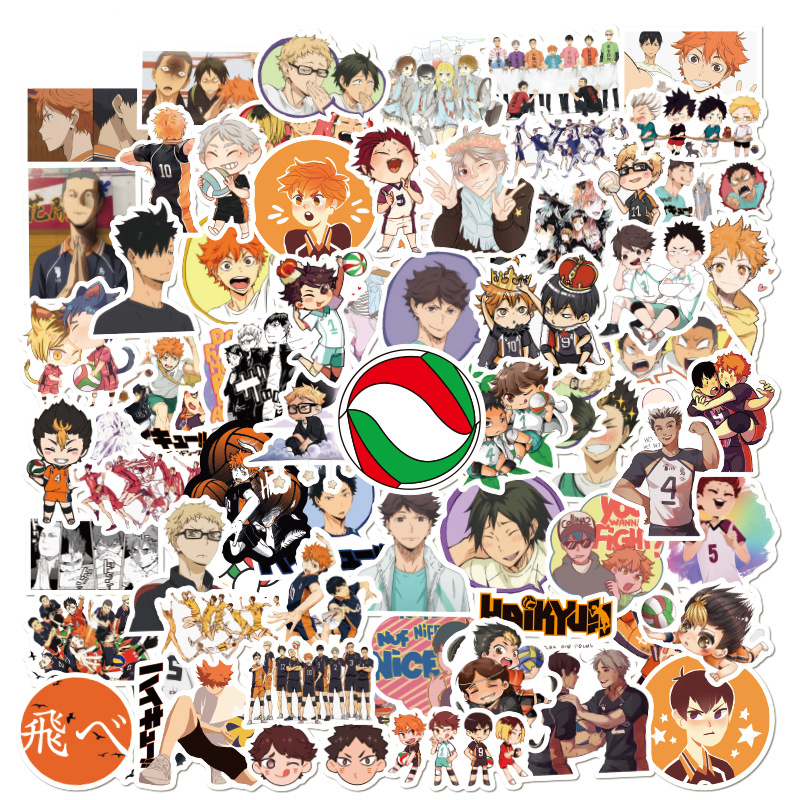 10/30/50pcs Haikyuu!! Graffiti Stickers Volleyball Japanese Anime For  Suitcase Laptop Luggage Motorcycle Phone Skateboard Car - AliExpress