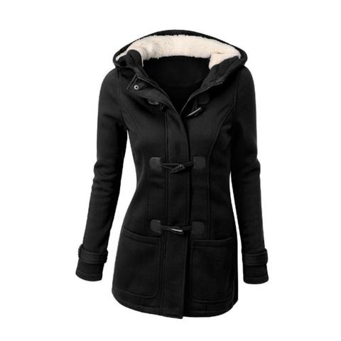 Women Basic Jackets 2022 Autumn Women's Overcoat Zipper Causal Outwear Coat Female Hooded Coat Casaco Feminino Ladies Jacket 5XL ► Photo 1/6