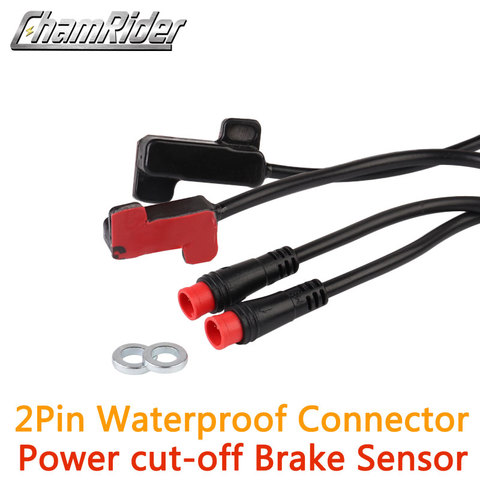Electric Bike Brake Sensor Power Cut off Brake Lever Gear Shifter Combined Hydraulic Brake 2 Pin Julet Waterproof Connector Plug ► Photo 1/6
