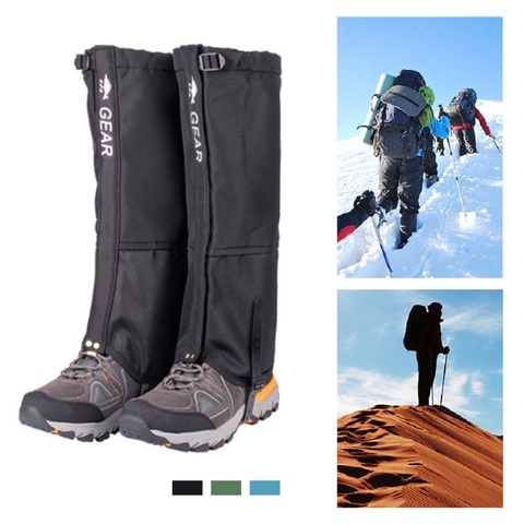 Outdoor Hiking Climbing Waterproof Snow Legging Gaiters Teekking Skiing Desert Snow Boots Shoes Covers ► Photo 1/6