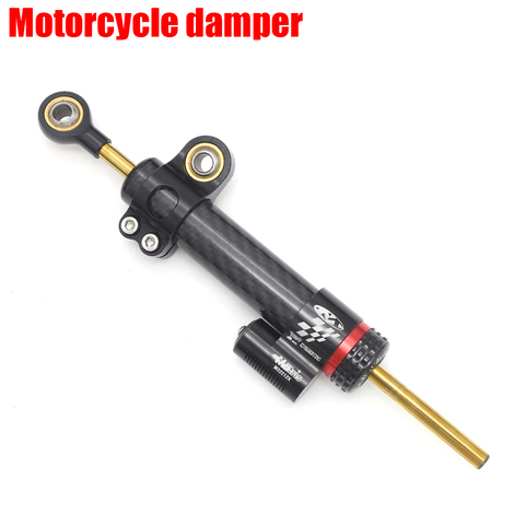 Universal DIMOTIV Matris Adjustable Steering Damper for Kawasaki Ninja 400 300 250 Honda CB650F Yamaha R1 YZF-R3 R25 Tracer ► Photo 1/6