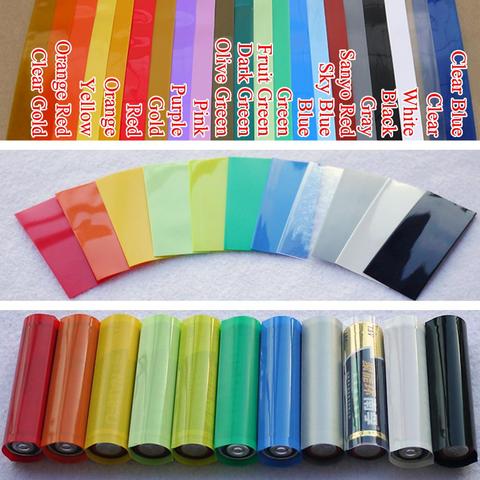 20/50/100/250/500pcs Battery Film Tape Precut 29.5mm x 72mm PVC Heat Shrink Tube Sleeve Protector Cover For 18650 Battery Wrap ► Photo 1/3