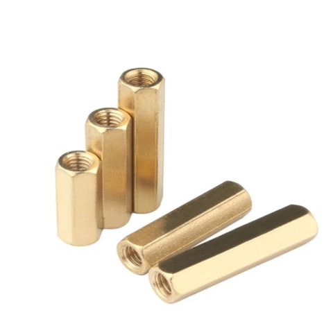 5-50pcs M2 M2.5 m3 m4 m5*L hex brass standoff female to female thread brass spacer length 3mm to 50mm ► Photo 1/1