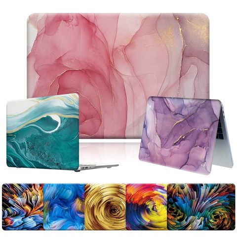 Watercolor Hard Shell Laptop Case for Macbook Air 13 A2337 A2179 2022 /Pro 13 A2338 M1 Chip/Pro 15 A1707 A1990/ Pro 16 A2141 ► Photo 1/6