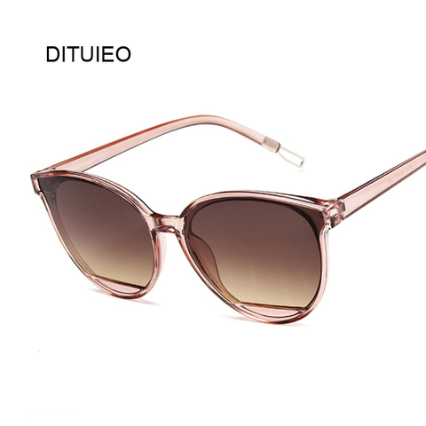 New Classic Oval Red Women Sunglasses Female Vintage Luxury Plastic Brand Designer Cat Eye Sun Glasses UV400 Fashion ► Photo 1/6