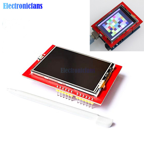 2.4 inch TFT LCD Shield Touch Panel Display Module 320x240 Ultra-HD ILI9341 Driver for Arduino Mega2560 UNO R3 with Touch Pen ► Photo 1/6