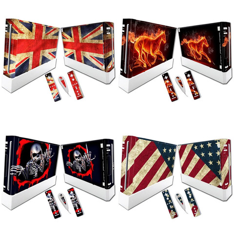 Game Accessories Vinyl Skin Sticker Protector  for W ii and controller skins Stickers for w ii Console ► Photo 1/1
