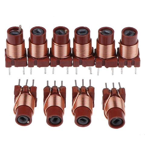 10pcs 12T 0.6uh-1.7uh Adjustable High-Frequency Ferrite Core Inductor ► Photo 1/6