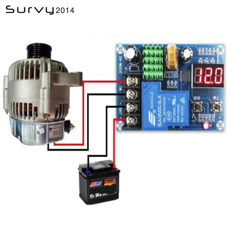 1PCS 3.7V-120V lead-acid Battery Charging Controller Protection Board switch 12v 24v  diy electronic ► Photo 1/6