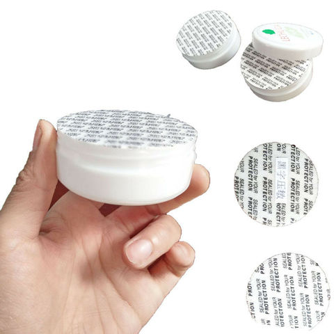 100Pcs Press Seal Cap Liners Cosmetic Jar Bottle Pot Foam Safety Tamper Food Gasket Seals Pad 20mm/24mm/28mm/38mm Black Font ► Photo 1/6