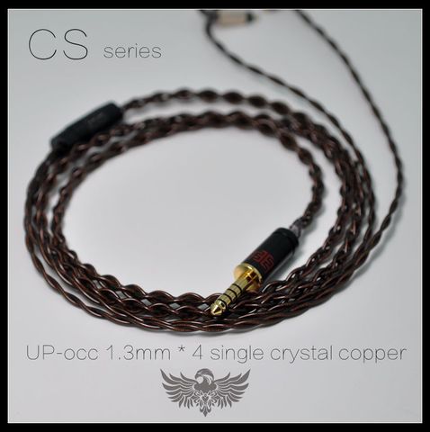 CS series 4 core UP-OCC COPPER Headphone Upgrade Line se535  im70 e40 ie80s a2dc mmcx 0.78MM ► Photo 1/1