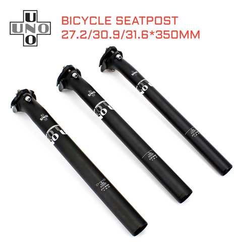 UNO Bike Seat Post 27.2/30.9/31.6*350mm Bicycle Seatpost One-piece Forged mtb Bike Seat Tube Ultralight Seat Pole Cycle Seatpost ► Photo 1/6