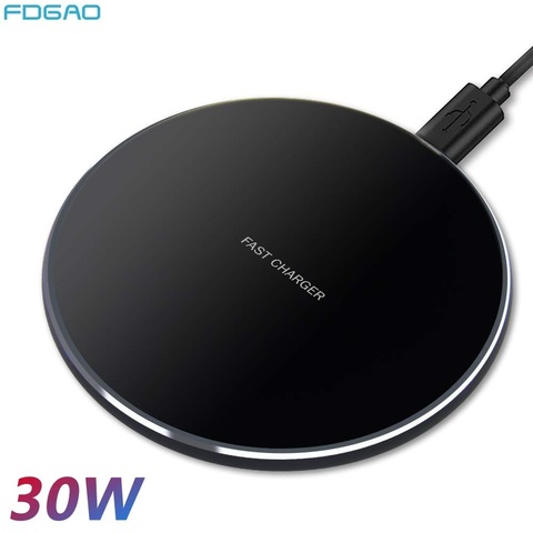 15W Qi Wireless Charger Dock for Samsung S10 S20 Note 10 20 IPhone 12 11 Pro Max XS XR X 8 Wireless Induction Fast Charging Pad ► Photo 1/6