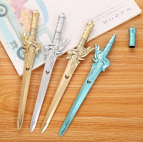 1 Piece Lytwtw's Stationery Office Creative Phoenix Sword Gel Pen School Supply Handle Gift Weapon lovely Chinese Style Vintage ► Photo 1/6