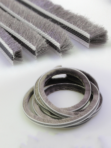 5Meters/Lot  Aluminum sliding door window groove nylon pile brush seal weatherstrip dust proof strip ► Photo 1/3