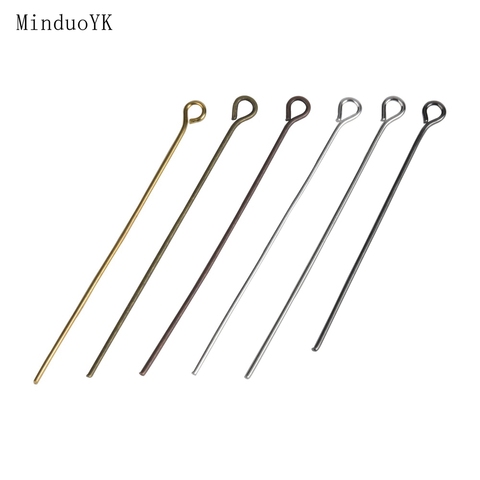 200 Pcs Eye Headpins DIY Jewelry Accessories Needles Tassel Earrings Beading Eye Head Pins Findings For Jewelry Making Supplies ► Photo 1/6