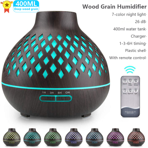 Electric Aroma Diffuser Ultrasonic xaomi Air Humidifier LED Lamp Aromatherapy Mist Maker Remote Control Essential Oil Diffuser ► Photo 1/6