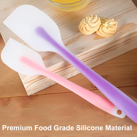 Small Silicone Spatula, Food Grade Cake Cream Scraper, Baking