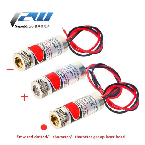 Adjustable Beam 650nm 5mW Red Point / Line / Cross Laser Module Head Focusable Glass Lens Industrial Class 3-5V ► Photo 1/4